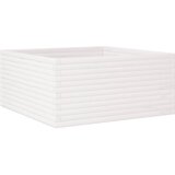  Vrtna sadilica bijela 100x100x46 cm od masivne borovine | shoptok.hr