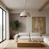 Brilagi LED luster na sajli METALO 1xE27/40W/230V Ø 40 cm bež/bakrena | Eponuda.com