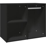  Garderobni ormarić crni 80 x 40 x 65 cm od konstruiranog drva | shoptok.hr