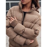 DStreet Women's long winter quilted jacket FABWARM beige Cene