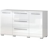 Jela 3-DELNA KOMODA KALLA PIANO (VE BARV) -Bela | Shoptok.si