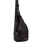 WINGS Vireo OSP004 crossbody ruksak 32x16x9 cm s USB priključkom, crni u