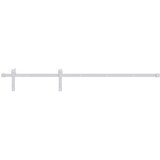  Drsna vrata s kompletom vodil 90x210 cm trdna borovina, (20804563) | Shoptok.si