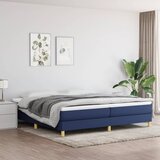  Okvir za krevet s oprugom plavi 200x200 cm od tkanine | shoptok.hr