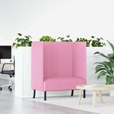 vidaXL Zofa z visokim naslonom Roza 109 x 56 x 121 cm blago | Shoptok.si