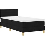  postelja z vzmetnico Črna 90x190 cm Tkanina, (22083531) | Shoptok.si