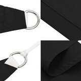 Senčno jadro oksford blago pravokotno 2x3 m črno, (20965031) | Shoptok.si