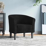 vidaXL fotelj črno blago | Shoptok.si