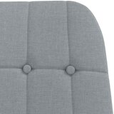  Fotelja za opuštanje svijetlo siva tkanina | Shoptok.si