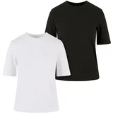 UC Ladies Women's T-Shirt Classy Tee 2 Pack white+black