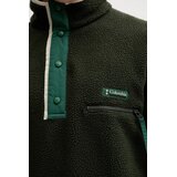 Columbia Športen pulover 'Helvetia II' oliva / smaragd / bela | Shoptok.si