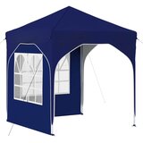 vidaXL Zložljivi šotor za zabave 192 x 192 x 245 cm Modra, (5000218812) | Shoptok.si