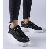 Gemre Black platform sneakers Ossona | Shoptok.si