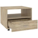  Stolić za kavu boja hrasta 55x55x40 cm konstruirano drvo | shoptok.hr