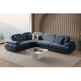 Atelier Del Sofa Aries Modular M ugaona garnitura na razvlačenje 315 × 230 cm, teget Cene