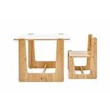 Hanah home Dječiji set Sto i stolica, 47x45x60cm, Bijela Cijene