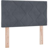  Naslon za glavu Dizajn Dijamantnih Blokova Tamno Siva 80 cm Baršun | shoptok.hr