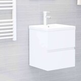 Ormarić s ugrađenim Lavabo - Umivaonikom bijeli od iverice | shoptok.hr