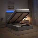  od pjene s madracem i LED-om Svjetlosiva 120 x 190 cm | shoptok.hr