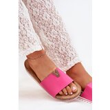 Boto Ladies sandals on cork platform with decorative detail fuchsia Vessira | shoptok.hr
