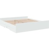  Okvir kreveta s ladicama bijeli 180 x 200 cm konstruirano drvo | shoptok.hr