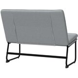  Klupa svjetlosiva 100 x 75 x 76 cm od tkanine | shoptok.hr