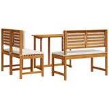  4-dijelni set za objedovanje u vrtu čvrsto drvo akacije | shoptok.hr