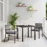  Vrtni set za objed 3 pcs Siva Čelik s prahom premazan | Eponuda.com
