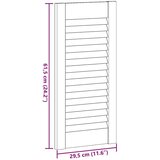 vidaXL Vrata ormarića Louvred dizajn 2 kom bijela 61,5x29,5 cm | shoptok.hr