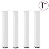  noge stolića za kavu 4 kom bijele 72-74 cm čelik | shoptok.hr