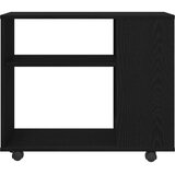  Pomoćni stolić crni hrast 70x35x60 cm inženjerski drvo | Eponuda.com