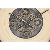  Zidni sat Home ESPRIT Crna Prirodno Metal Ratan 100 x 9 x 100 cm | shoptok.hr