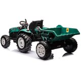  HC-306 Traktor na baterije s prikolicom tamnozelene boje 24V Slike