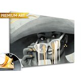 Slike na platnu premium art - žena sa šeširom (kolekcia sa)