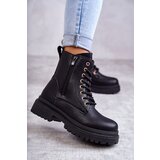 EVENTO Women's Warm Leather Boots Light Black Dorchen | Shoptok.si