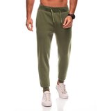 Edoti BASIC men's uniform sweatpants joggers - dark olive green | shoptok.hr