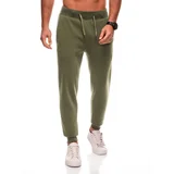 Edoti BASIC men's uniform sweatpants joggers - dark olive green