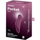 Satisfyer Pocket Pro 1 - stimulator klitorisa z zračnim valovanjem, ki ga je mogoče ponovno napolniti (vijolična) | Shoptok.si