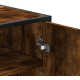 vidaXL ormarić za cipele dimljeni hrast konstruirano drvo i metal | shoptok.hr