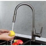 EYN Izvlečna kuhinjska armatura | Pipa KS15174 — Bela | Shoptok.si