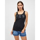 GAP Black Women's Ribbed Tank Top Logo Cijene