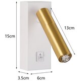  Brilagi - LED zidno spot svetlo MAYA 1xG9/7W/230V belo/zlatno | Eponuda.com