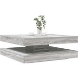 vidaXL Klubska mizica siva sonoma 90x90x34,5 cm Cene