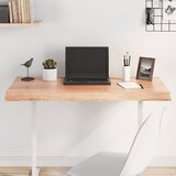 Stolna ploča svjetlosmeđa 100x40x(2-6) cm obrađena hrastovina | shoptok.hr