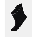 Jack & Jones Set of Five Pairs of Black Socks - Men | shoptok.hr