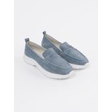 GOODIN Leather blue platform loafers | shoptok.hr