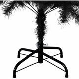  Umjetno božićno drvce sa stalkom crno 150 cm PVC | shoptok.hr
