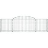  Lučne gabionske košare 9 kom 300x50x80/100 cm pocinčano željezo | shoptok.hr