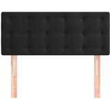  Uzglavlje crno 80 x 5 x 78/88 cm baršunasto | shoptok.hr