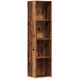 vidaXL Knjižna omara starinski les 36x30x143 cm inženirski les | Shoptok.si